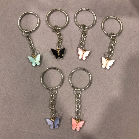 Accessories - HOMEMADE Butterfly Keychains